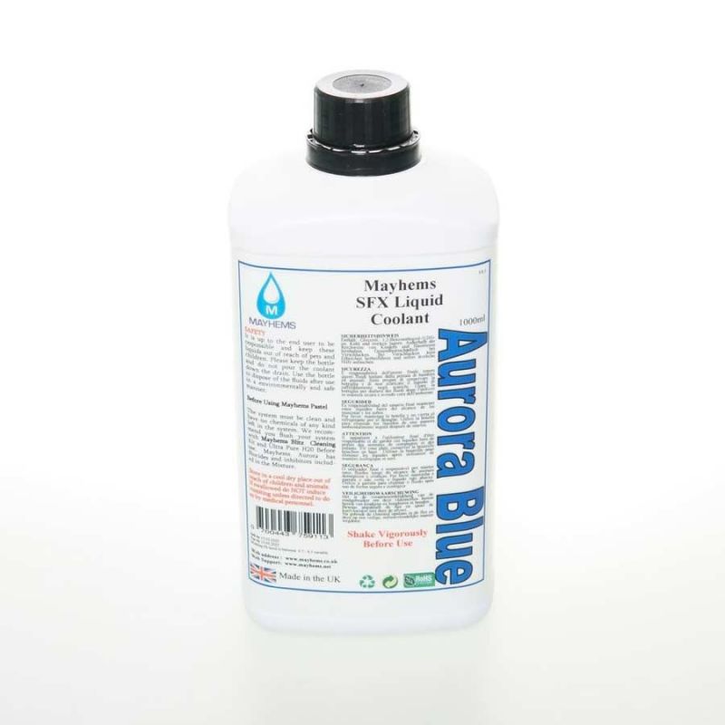 Liquide watercooling Mayhems Aurora Blue Premix 1 litre