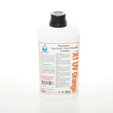 Liquide watercooling Mayhems X1 UV orange Premix 1L