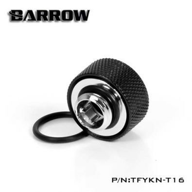 Barrow TFYKN-T16 - embout droit pour tube rigide 16mm (black)