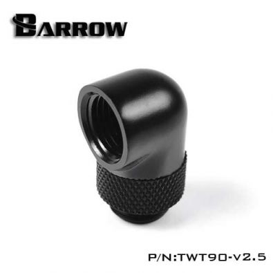 Embout Barrow TWT90-v2.5 - embout rotatif 90° couleur noire