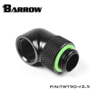 Embout Barrow TWT90-v2.5 - embout rotatif 90° couleur noire