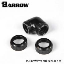 Embout Barrow TWT90KNS-K12 - coude 90° pour tube rigide 12mm noir